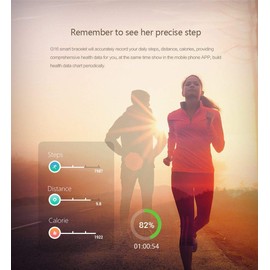 New Smart Slim Wristband IPS Color Screen Heart Rate Monitor Smart Band Fitness Tracker Smart Bracelet (Red)