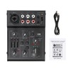 RUSUO Audio Mixer, 5 Channel Compact Audio Mixer Sound Mixing