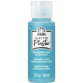 FolkArt, Blueberry Freeze, Acrylic Paint for Plastic Arts and Crafts Projects, Indoor and Outdoor Formula, 2 fl oz, 36511