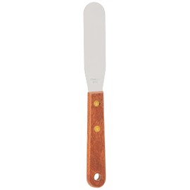 Dexam 17840936 Spatula with Wooden Handle 10.5cm, Silver