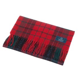 Clans of Scotland - 100% Pure Lambswool Scottish Clan Tartan Scarf - 100% Wool - Pure Wool Tartan Scarf - In Various Tartans - Perfect for Men and Women - 12x60 Inches - NICHOLSON