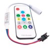 Cleiscry DC5-24V 4Pin Led Controller Mini 17Key RF Wireless Remote