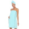 Vislivin Women Bath Wrap Towel for Shower Wrap & Head