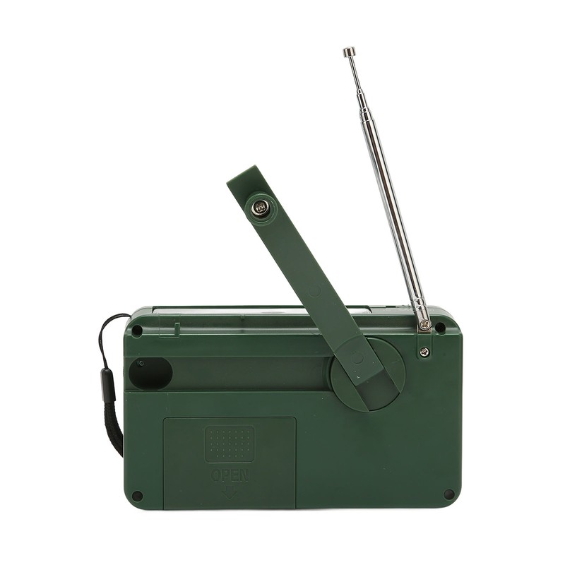 Solar Hand Crank Radio Multifunction Portable Rechargeable Emergency Radio with
