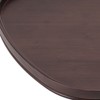 Wood Serving Tray Sturdy Bamboo Simple Elegant Triangular Multifunction Wooden