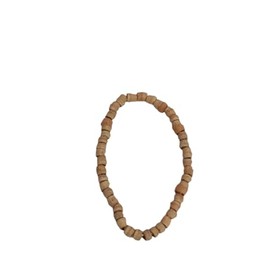 DAUJI ENTERPRISES | Sacred Tulsi Wood Mala for Laddu Gopal Ji | Natural Prayer Beads for Devotion & Worship | Lightweight & Traditional | Ideal for Deity Adornment | Available in Size 0-5 | Set of 2
