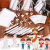 Cinnvoice 12 Set Little Jesus Figures and Bible Verse Pens
