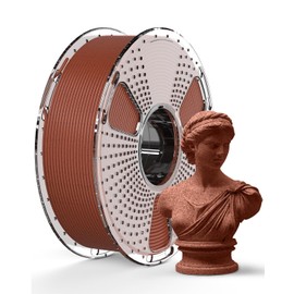 SUNLU High Speed Marble PLA Filament, 600mm/s High Speed PLA 3D Printer Filament, Natural Marble-Like Texture, Smooth Printing, 1kg (Brick Red Marble)