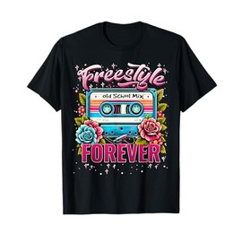 Freestyle Forever Retro 80s Cassette Perfect Concert T-Shirt