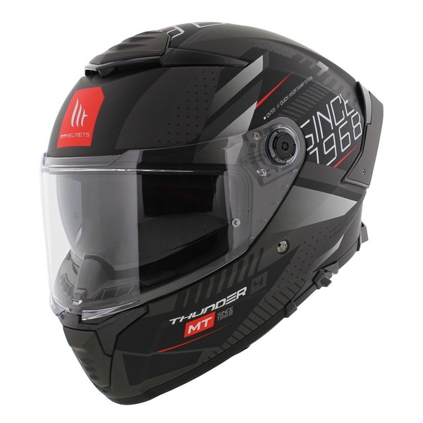 MT Thunder 4 SV Full-Face Helmet Luminence Matt Black