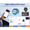 3 Channel Dash Cam Front and Rear Inside, 3 Inch