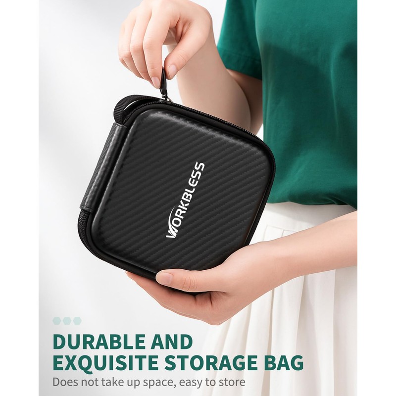 WorkBless Cordless Screwdriver, 3.7V Electric Screwdriver with LCD Touchscreen Display,