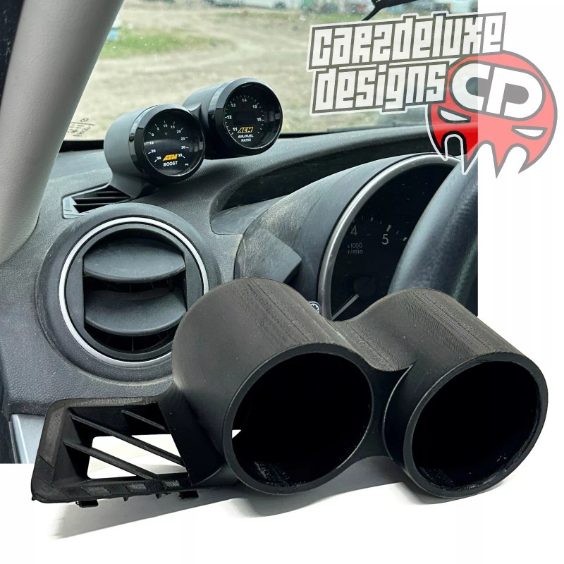CARZDELUXE DUAL GAUGE POD MOUNT FITS MAZDA 3 2010-2013