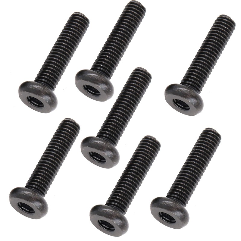 binifiMux 12pcs Black 1/4-20 x 2-3/4" Hex Socket Cap Screws