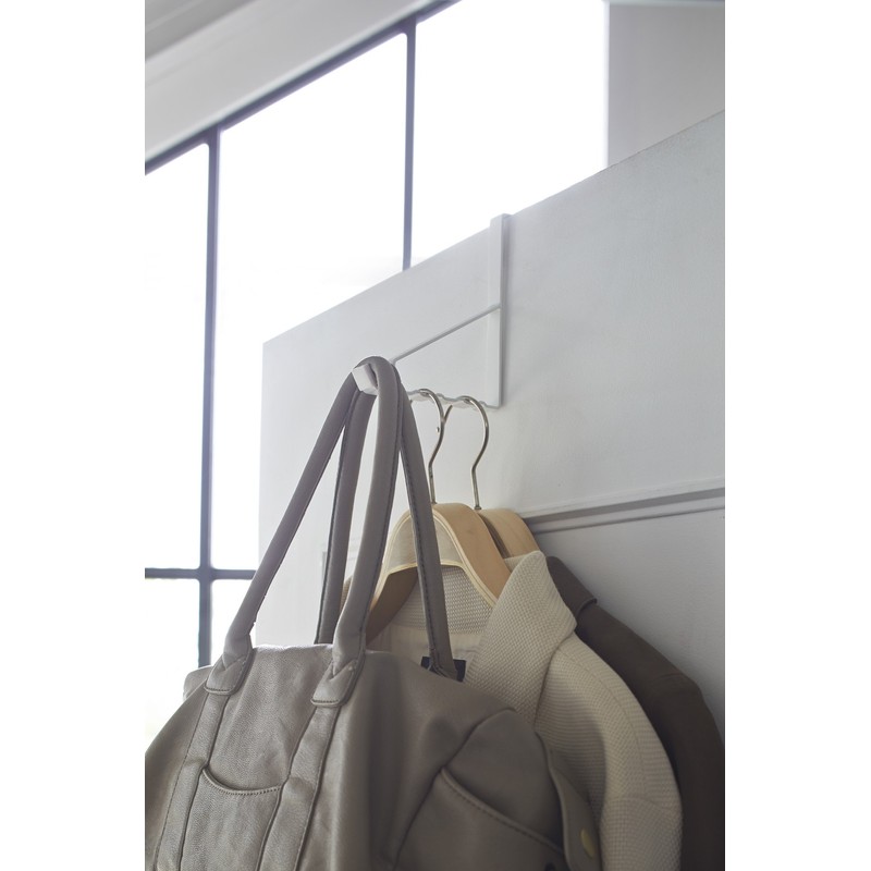 Yamazaki Industries 2762 Smart Door Hanger, 6 Tiers, White