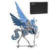 StrucToys Mechanical Flyhorse Model, 3D Metal Puzzle for Adult, 121+pcs