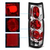 AmeriLite Chrome Replacement Brake Tail Lights Set For Hardbody D21