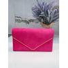LeahWard Women's Clutch Bag Wedding Evening Handbags Suede Night Out