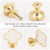 MOROBOR 6PCS Four-Leaf Clover Handle, Creative Cabinet Drawer Pulls Multifunctional