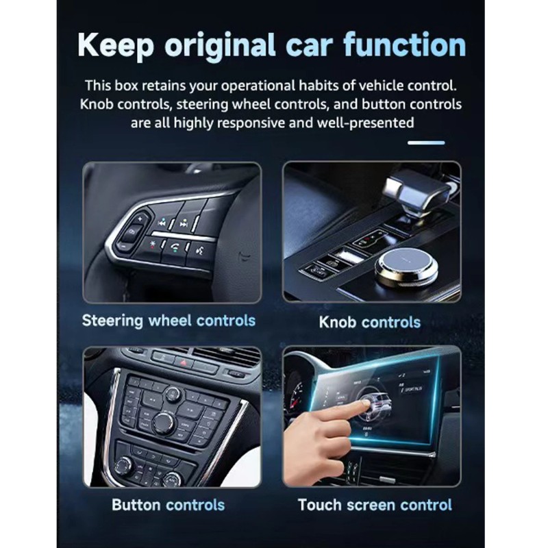 2 in 1 Car Auto Wireless Apple Carplay & Android