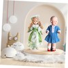 DECHOUS 3 Pcs Vertical Doll Stand Support for Dolls PVC