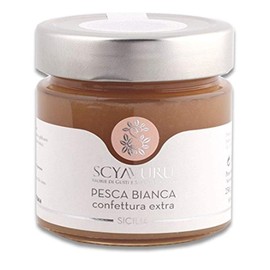 Scyavuru Sicilian White Peach Jam, 8.8 Ounce