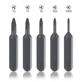 Kingsdun Y1 Y2 Y0 Y00 Y000 Triwing Screwdriver Bits micro Hex 4mm For Retro Game Repair