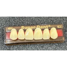 SuperDent Acrylic Resin False Teeth Super-Dent Anterior Upper Only A2/4Hdentures