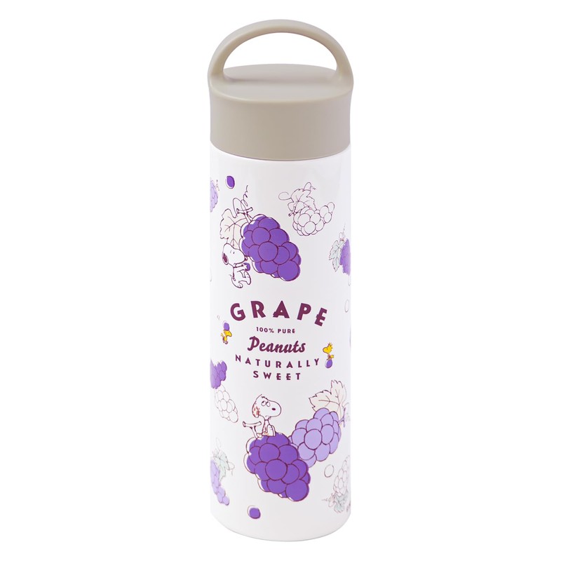 Peanuts Direct Stainless Steel Bottle SBR 400BH Purple