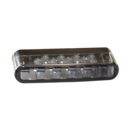 Fitting LED indicator SHORTY, smoke, E-mark, pair