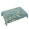 Walmsco Tablecloth White Floral Retro Painting Decor For Dining Room