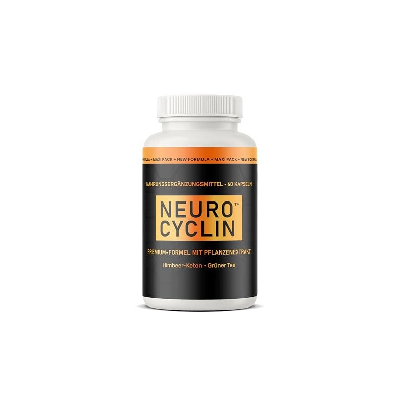 Neurocyclin, Natürlicher-extrakt-Kapseln mit Kräuterzubereitungen, 60 Kapseln