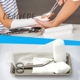 2pzs Tijera De Boton Acero Inox Para Uso Rudo Médico 14cm