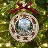 Lerime66 Kings Canyon National Park Christmas Ornament, 2 Layer Wood