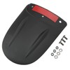 Motorcycle Front Mudguard Extension, ABS Front Extender Mudguard Guard Replacement