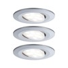 Paulmann 99929 Calla LED recessed luminaire Round Set of 3