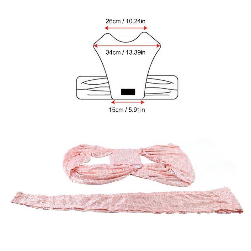 Baby Wrap Strap L Size Pink Portable Stretchy Baby Carrier