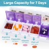 Shintop Am Pm Pill Organizer 7 Day, Push Button Weekly