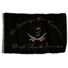 AllFlags ShopForAllYou Decor Flags 12x18 12"x18" Jolly Roger Pirate Beatings Continue Sleeve Flag Boat Car Garden