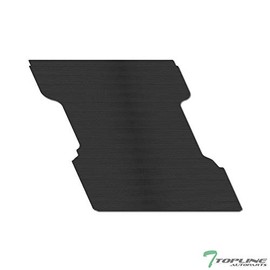 TLAPS 7422440211243 For 2004-2014 Ford F150 8 Feet (96") Long Bed Black Rubber Horizontal Line Truck Bed Mat v2