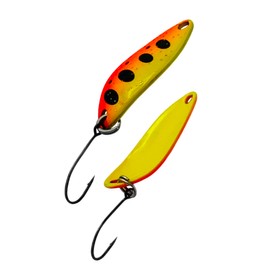 Beast Trout Spoon - 3 g - Trout Fishing Spoon - UL Fishing (Red, Orange - Orange)