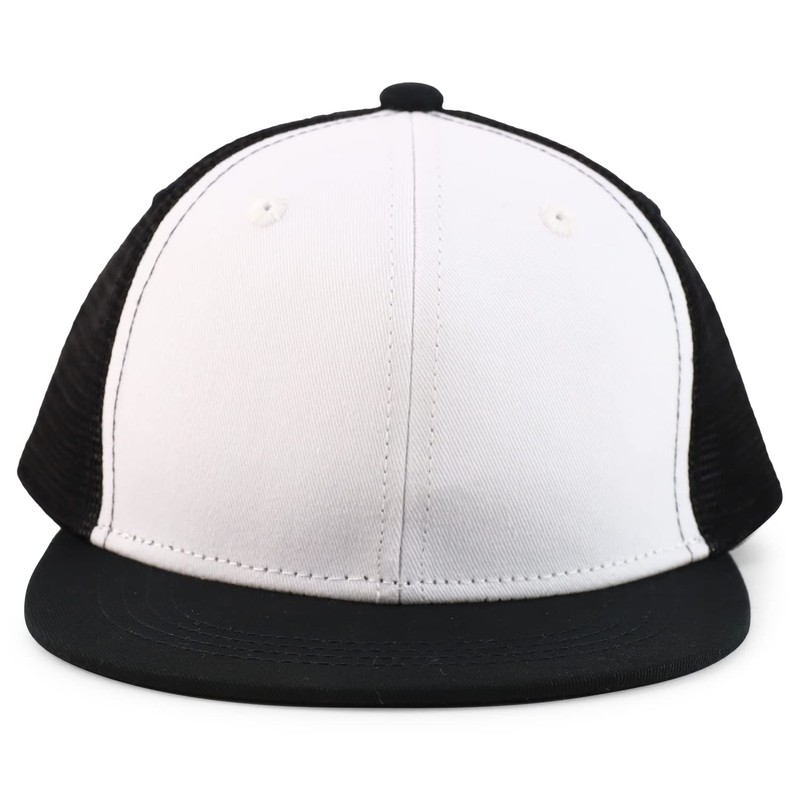 Armycrew - Gorra de malla plana para bebés a jóvenes,