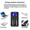 NTHPO One Speedy Intelligent Charger with Two Battery Storage Bags,