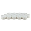 Stonebriar Stonebriar 96 Count White Unscented Smokeless Long Burning Clear
