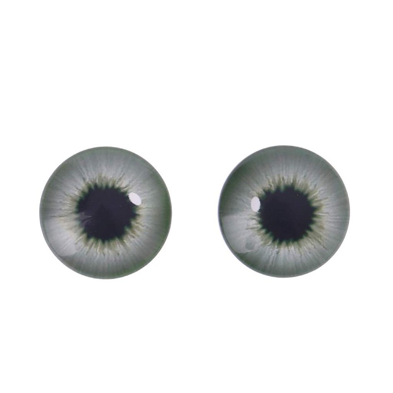 caralin 20Pcs Glass for Doll Eyes Animal Crafts Eyeballs for