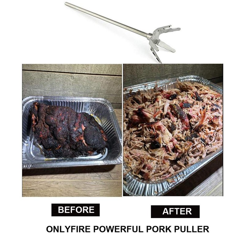 Onlyfire 4 Inch Stainless Steel Pork Puller Used with Standard