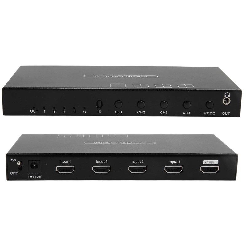 HD Multimedia Interface Multi Viewer Switch 4 Channel 4K HD