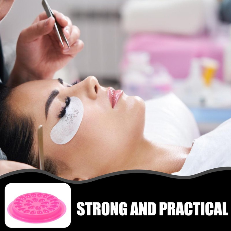 Pack of 20 Eyelashes Glue Pad Plastic Shape Glue Pad