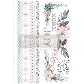 Decor Transfers - Sparkle & Joy - Total Sheet Size 24" x 35", Cut into 2 Sheets