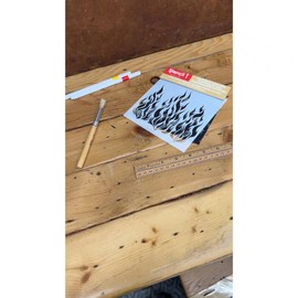 Stencil1 Sugar Skull 8.5 X 11